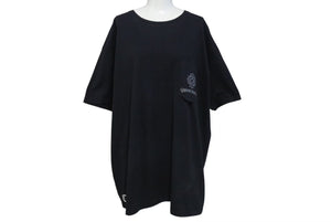 Chrome Hearts クロムハーツ CH 半袖Tシャツ バッククロスプリントTシャツ 95024 U.S.A製 コットン ブラック サイズXXL 美品 中古 4c073312