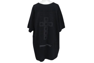 Chrome Hearts クロムハーツ CH 半袖Tシャツ バッククロスプリントTシャツ 95024 U.S.A製 コットン ブラック サイズXXL 美品 中古 4c073312