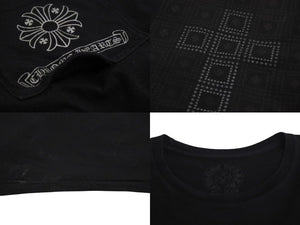 Chrome Hearts クロムハーツ CH 半袖Tシャツ バッククロスプリントTシャツ 95024 U.S.A製 コットン ブラック サイズXXL 美品 中古 4c073312