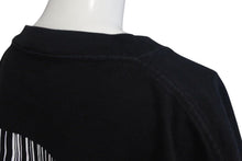 Load image into Gallery viewer, BALENCIAGA バレンシアガ 21AW バーコード ロゴ プリント 半袖Ｔシャツ ブラック コットン 661715 サイズM 良品 中古 4c073314