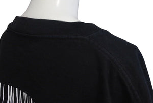BALENCIAGA バレンシアガ 21AW バーコード ロゴ プリント 半袖Ｔシャツ ブラック コットン 661715 サイズM 良品 中古 4c073314
