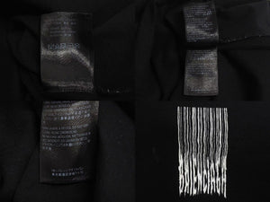 BALENCIAGA バレンシアガ 21AW バーコード ロゴ プリント 半袖Ｔシャツ ブラック コットン 661715 サイズM 良品 中古 4c073314