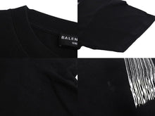 Load image into Gallery viewer, BALENCIAGA バレンシアガ 21AW バーコード ロゴ プリント 半袖Ｔシャツ ブラック コットン 661715 サイズM 良品 中古 4c073314