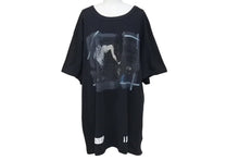 画像をギャラリービューアに読み込む, OFF-WHITE オフホワイト 半袖Tシャツ プリント ブラック コットン サイズXL 美品 中古 4c073316 