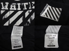 画像をギャラリービューアに読み込む, OFF-WHITE オフホワイト 半袖Tシャツ プリント ブラック コットン サイズXL 美品 中古 4c073316 