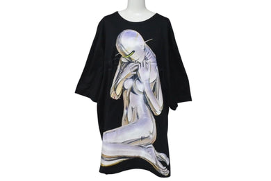 JUUN.J X SORAYAMA ジュンジー X ソラヤマ PRINT TEE プリント T シャツ サイズ 50 ブラック 912240 美品 中古 4c073318