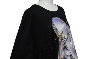 JUUN.JX SORAYAMA ジュンジー X ソラヤマ PRINT TEE プリント T シャツ サイズ 50 ブラック 912240 美品 中古 4c073318 