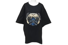 画像をギャラリービューアに読み込む, JUUN.J ジュンジー Pug Motif tee パグモチーフ Tシャツ サイズ 50 ブラック ユニセックス刺繍 美品 中古 4c073322 
