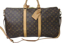 Load image into Gallery viewer, LOUIS VUITTON ルイヴィトン キーポルバンドリエール50 ボストンバッグ M41416 モノグラムキャンバス ブラウン 美品 中古 4c073324