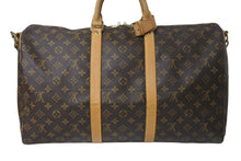 Load image into Gallery viewer, LOUIS VUITTON ルイヴィトン キーポルバンドリエール50 ボストンバッグ M41416 モノグラムキャンバス ブラウン 美品 中古 4c073324