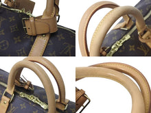 Load image into Gallery viewer, LOUIS VUITTON ルイヴィトン キーポルバンドリエール50 ボストンバッグ M41416 モノグラムキャンバス ブラウン 美品 中古 4c073324