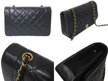 Load image into Gallery viewer, CHANEL シャネル マトラッセ25 ダイアナ ショルダーバッグ A01165 レザー ラムスキン 3番台 ゴールド金具 ブラック 美品 中古 4c073328