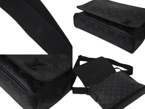 LOUIS VUITTON ルイヴィトン ショルダーバッグ M44000 モノグラムエクリプスキャンバス ブラック シルバー金具 美品 中古 4c073336