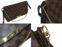画像をギャラリービューアに読み込む, LOUIS VUITTON ルイヴィトン ショルダーバッグ フェイボリットMM ダミエキャンバス M40718 美品 中古 4c073339