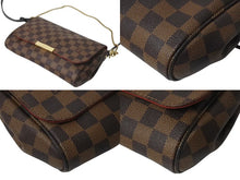 画像をギャラリービューアに読み込む, LOUIS VUITTON ルイヴィトン ショルダーバッグ フェイボリットMM ダミエキャンバス M40718 美品 中古 4c073339