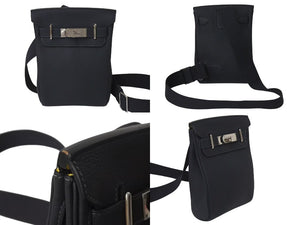 極美品 エルメス HERMES アッカドPM B刻印 ワンショルダーバッグ キャバン×ジョーヌナプル トゴ 新型 シルバー金具 中古 4c073347
