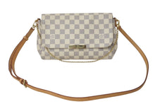 画像をギャラリービューアに読み込む, LOUIS VUITTON ルイヴィトン ショルダーバッグ ダミエアズール フェイボリットMM ダミエキャンバス N41275 美品 中古 4c073351
