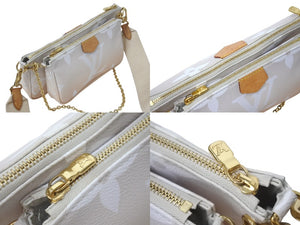 極美品 LOUIS VUITTON ルイヴィトン ミュルティポシェット アクセソワール ショルダーバッグ モノグラムジャイアント M57634 中古 4c073352