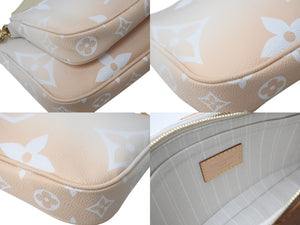 極美品 LOUIS VUITTON ルイヴィトン ミュルティポシェット アクセソワール ショルダーバッグ モノグラムジャイアント M57634 中古 4c073352