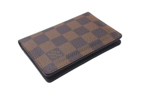 極美品 LOUIS VUITTON ルイヴィトン オーガナイザー ドゥ ポッシュ カードケース N63145 ダミエ キャンバス ブラウン 中古 4c073353