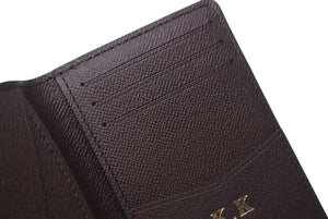 極美品 LOUIS VUITTON ルイヴィトン オーガナイザー ドゥ ポッシュ カードケース N63145 ダミエ キャンバス ブラウン 中古 4c073353