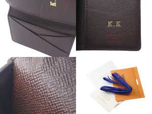 極美品 LOUIS VUITTON ルイヴィトン オーガナイザー ドゥ ポッシュ カードケース N63145 ダミエ キャンバス ブラウン 中古 4c073353