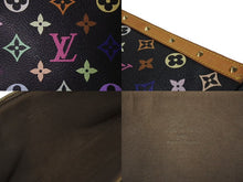 Load image into Gallery viewer, LOUIS VUITTON ルイヴィトン ポシェット アクセソワール アクセサリーポーチ M92648 モノグラムマルチ 村上隆 ブラック 美品 中古 4c073356