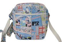 画像をギャラリービューアに読み込む, PRADA プラダショルダーバッグ 2VH031 コミックプリント マルチプリント 18SS マルチカラー レザー シルバー金具 美品 中古 4c073362 