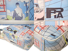 画像をギャラリービューアに読み込む, PRADA プラダショルダーバッグ 2VH031 コミックプリント マルチプリント 18SS マルチカラー レザー シルバー金具 美品 中古 4c073362 
