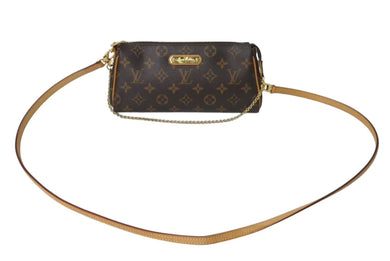 極美品 LOUIS VUITTON ルイヴィトン エヴァ 2WAYショルダーバッグ M95567 モノグラム ブラウン ゴールド金具 中古 4c073366