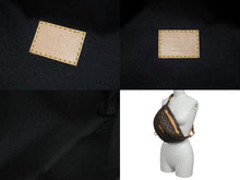 Load image into Gallery viewer, 極美品 LOUIS VUITTON ルイヴィトン ボディバッグ M43644 バムバッグ ブラウン モノグラムキャンバス 中古 4c073368
