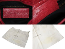 Load image into Gallery viewer, BALENCIAGA バレンシアガ クラシック ミニ シティ 2WAY ハンドバッグ レッド レザー 300295 ショルダーバッグ 美品 中古 4c073383
