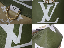 Load image into Gallery viewer, 極美品 LOUIS VUITTON ルイヴィトン バムバッグ ウエストバッグ ボディバッグ M44611 ジャイアント モノグラム カーキ 中古 4c073385