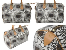 Load image into Gallery viewer, LOUIS VUITTON ルイヴィトン スピーディ ブロン 草間彌生 ハンドバッグ モノグラムタウン M40690 ブラウン ホワイト 美品 中古 4c073387