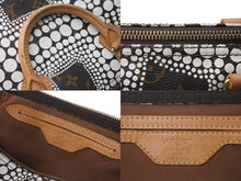 Load image into Gallery viewer, LOUIS VUITTON ルイヴィトン スピーディ ブロン 草間彌生 ハンドバッグ モノグラムタウン M40690 ブラウン ホワイト 美品 中古 4c073387