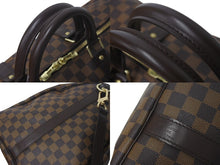 Load image into Gallery viewer, 極美品 LOUISVUITTON ルイヴィトン ボストンバッグ N41414 キーポルバンドリエール55 ダミエエベヌ ゴールド金具 中古 4c073391