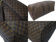Load image into Gallery viewer, 極美品 LOUISVUITTON ルイヴィトン ボストンバッグ N41414 キーポルバンドリエール55 ダミエエベヌ ゴールド金具 中古 4c073391