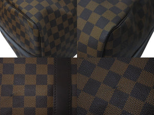 極美品 LOUISVUITTON ルイヴィトン ボストンバッグ N41414 キーポルバンドリエール55 ダミエエベヌ ゴールド金具 中古 4c073391