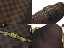 Load image into Gallery viewer, 極美品 LOUISVUITTON ルイヴィトン ボストンバッグ N41414 キーポルバンドリエール55 ダミエエベヌ ゴールド金具 中古 4c073391