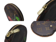 Load image into Gallery viewer, 極美品 LOUIS VUITTON ルイヴィトン ポルトモネ ロン コインケース M95043 モノグラム チェリー 村上隆 ゴールド金具 中古 4c073395