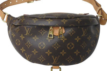Load image into Gallery viewer, LOUIS VUITTON ルイヴィトン ボディバッグ M43644 バムバッグ ブラウン モノグラムキャンバス 美品 中古 4c073398