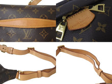 Load image into Gallery viewer, LOUIS VUITTON ルイヴィトン ボディバッグ M43644 バムバッグ ブラウン モノグラムキャンバス 美品 中古 4c073398