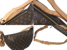 Load image into Gallery viewer, LOUIS VUITTON ルイヴィトン ボディバッグ M43644 バムバッグ ブラウン モノグラムキャンバス 美品 中古 4c073398
