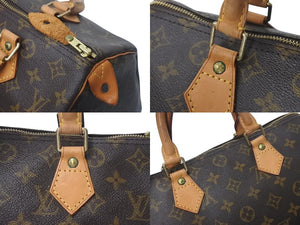 LOUIS VUITTON ルイヴィトン スピーディ30 ハンドバッグ M41526 モノグラムキャンバス ブラウン 美品 中古 4c073403