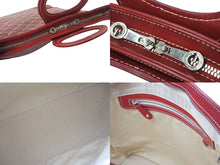 Load image into Gallery viewer, GOYARD ゴヤール ハンドバッグ ベルーガPM レッド ゴヤールディンキャンバス レザー シルバー金具 美品 中古 4c073406