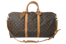 Load image into Gallery viewer, LOUIS VUITTON ルイヴィトン キーポルバンドリエール50 ボストンバッグ M41416 モノグラムキャンバス ブラウン 美品 中古 4c073407