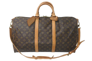 LOUIS VUITTON ルイヴィトン キーポルバンドリエール50 ボストンバッグ M41416 モノグラムキャンバス ブラウン 美品 中古 4c073407