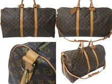 Load image into Gallery viewer, LOUIS VUITTON ルイヴィトン キーポルバンドリエール50 ボストンバッグ M41416 モノグラムキャンバス ブラウン 美品 中古 4c073407