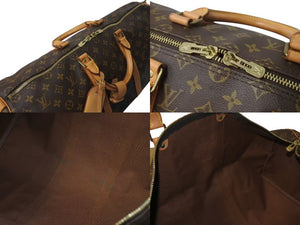 LOUIS VUITTON ルイヴィトン キーポルバンドリエール50 ボストンバッグ M41416 モノグラムキャンバス ブラウン 美品 中古 4c073407