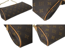 画像をギャラリービューアに読み込む, LOUIS VUITTON ルイヴィトン エヴァ ワンショルダーバッグ M95567 モノグラム ブラウン ゴールド金具 美品 中古 4c073408